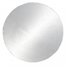 Circular frameless concave mirror